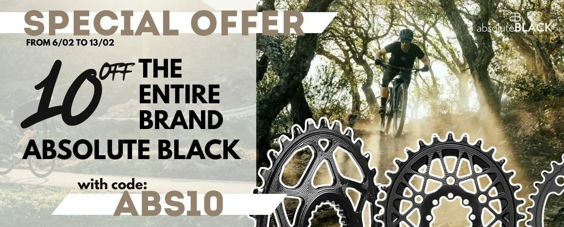 -10% sur tout Absolute Black jusqu'au 13/02 chez PureBike, code : ABS10