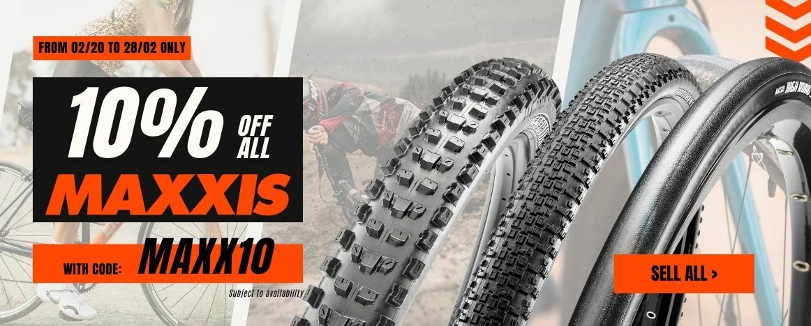 -10% sur TOUT Maxxis : c'est le moment de changer vos pneus !