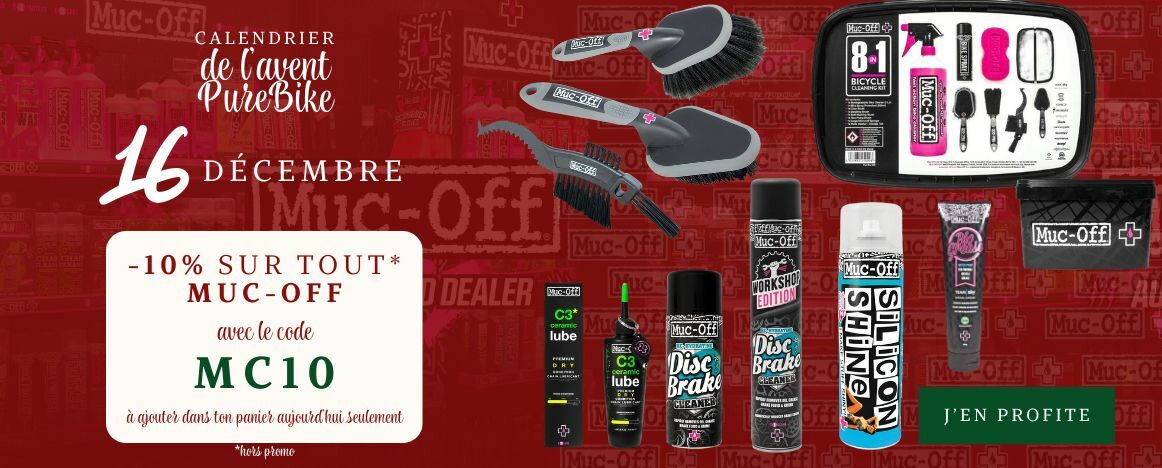 -10% sur toute la marque MUC-OFF aujourd'hui ! C'est le moment d'en profiter !