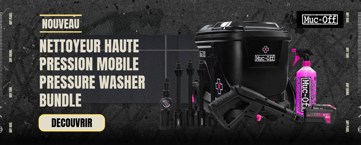 Découvrez le nouveau nettoyeur haute pression mobile, spécial vélo ! Disponible maintenant