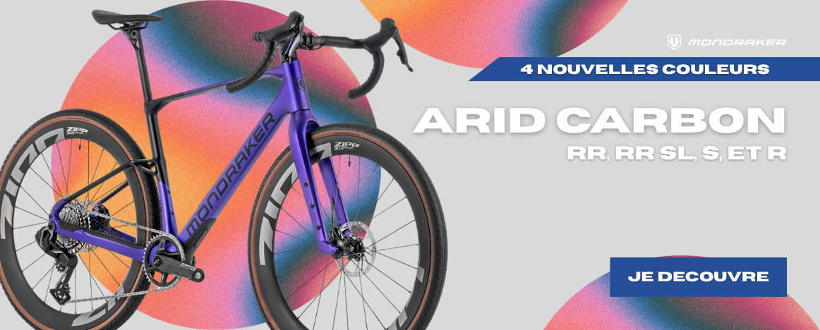 Découvrez les nouveautés Gravel de Mondraker vendus chez Purebike