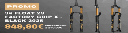 Fox Racing Shox Fourche 34 Float 29 Factory Grip X - Noir 2025 en promotion à 949,90 euros