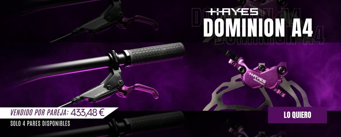 Il est de retour, le frein en édition limité Hayes : le DOMINION A4 PURPLE !