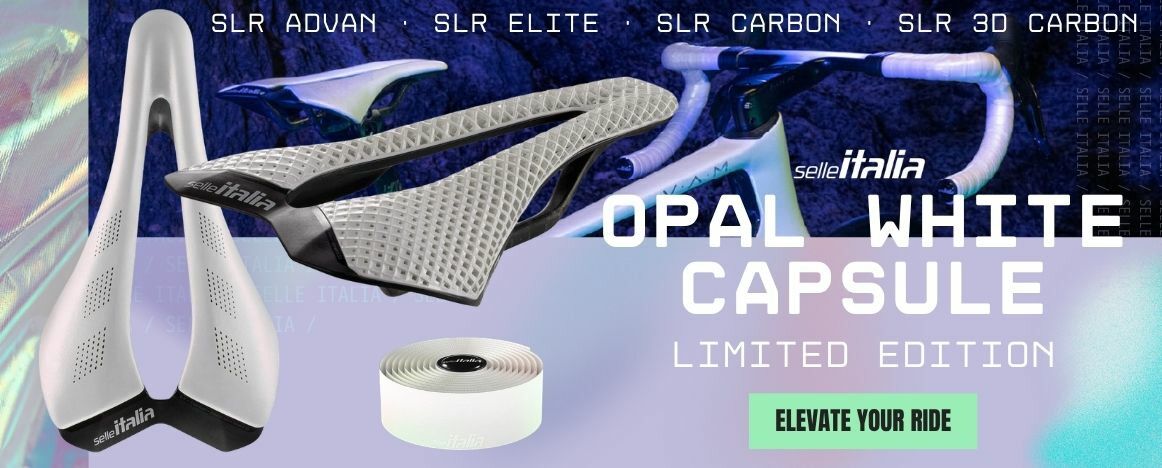 L'édition limitée OPAL WHITE de Selle Italia est disponible chez Purebike ! Profites-en !