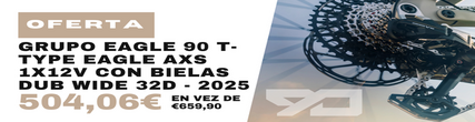 Le groupe Eagle 90 T-Type 1x12v avec pédalier dub wide 32T 2025 est en promo chez purebike