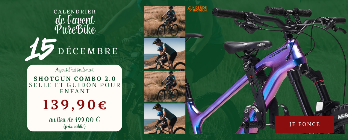 Le Shotgun Combo 2.0 selle et guidon pour enfant passe à 139,90€ au lieu de 199€ !