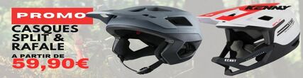 Les casques Rafale et Split de Kenny sont à prix cassés chez PureBike !