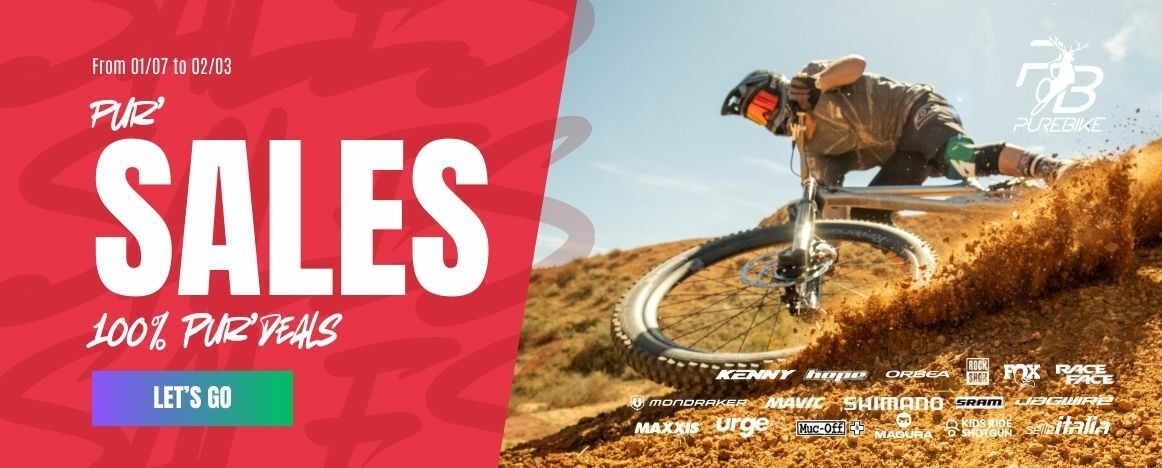 Les soldes d'hiver sont là chez PureBike ! C'est le moment d'en profiter !