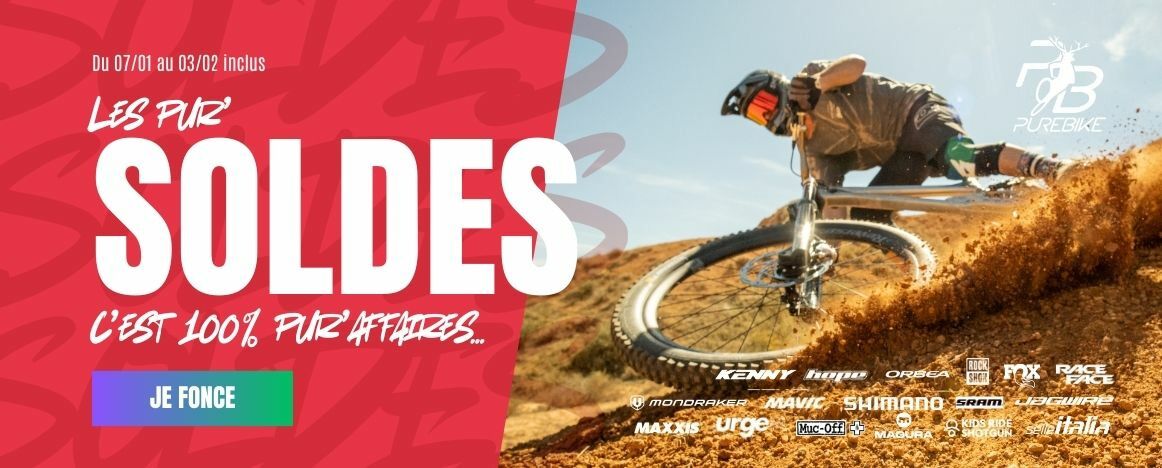 Les soldes d'hiver sont là chez PureBike ! C'est le moment d'en profiter !