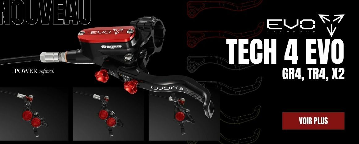 Les toutes nouvelles paires de freins HOPE Tech 4 Evo sont là ! Découvrez-les !