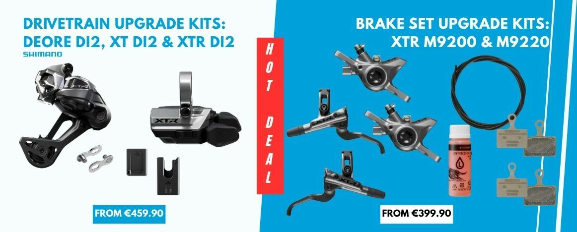 Profitez de la promo du moment Shimano sur les kits upgrades vendu chez Purebike !