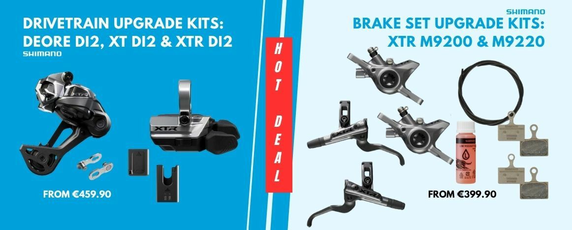 Profitez de la promo du moment Shimano sur les kits upgrades vendu chez Purebike !