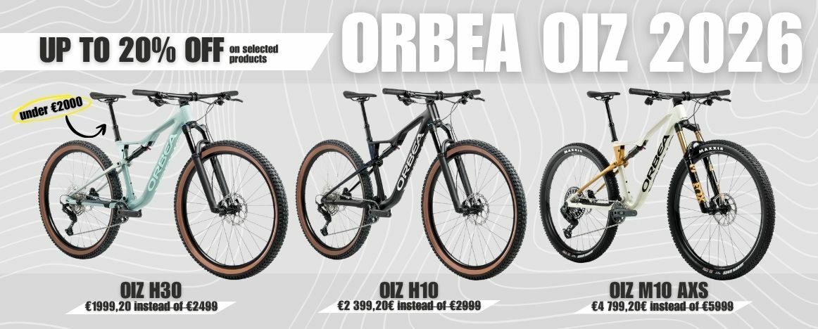 Purebike propose une sélection d'Orbea Oiz 2026 jusqu'à -20% en ce moment ! Profitez-en !