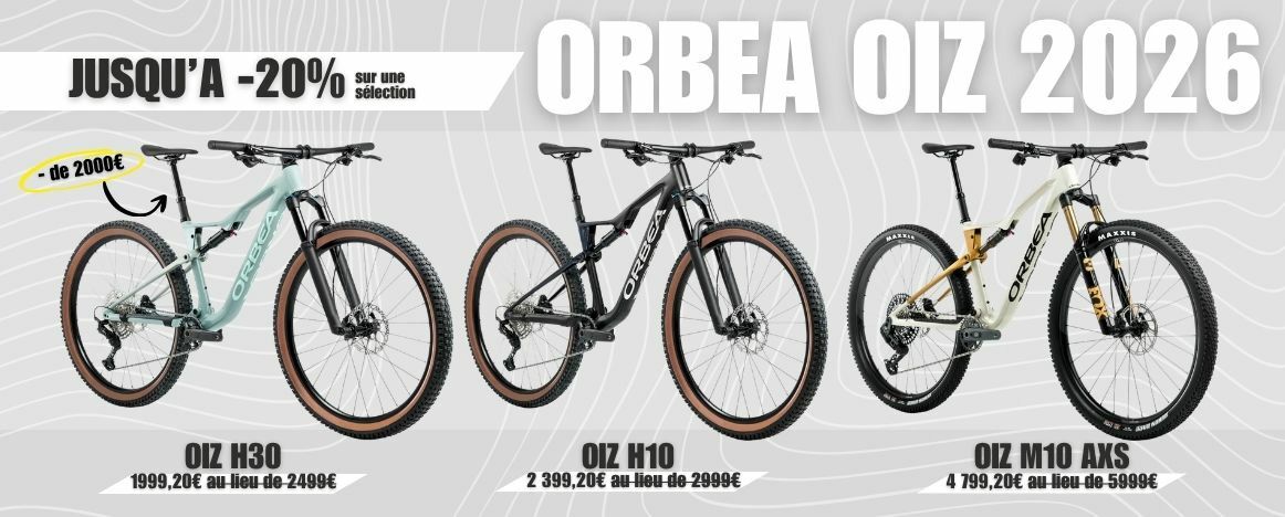 Purebike propose une sélection d'Orbea Oiz 2026 jusqu'à -20% en ce moment ! Profitez-en !