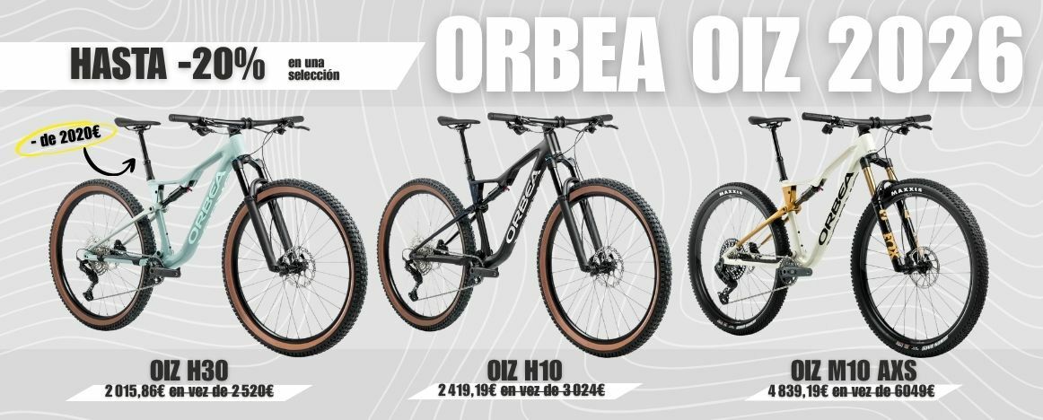 Purebike propose une sélection d'Orbea Oiz 2026 jusqu'à -20% en ce moment ! Profitez-en !