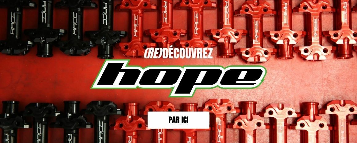 (Re)Découvrez la marque Hope iconique, disponible chez PureBike !