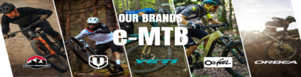Retrouvez toute la gamme des VTT électriques vendus chez Purebike