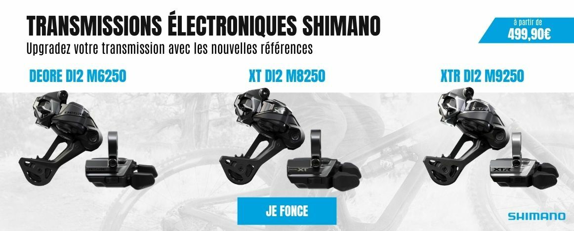 Upgradez votre transmission avec les transmissions électroniques SHIMANO chez PUREBIKE