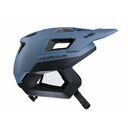 Casque VTT jet Kenny Racing Rafale bleu et noir avec boucle magnétique Fidlock
