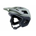 Casque VTT jet Kenny Racing Rafale vert kaki et noir avec boucle magnétique Fidlock