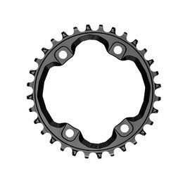 Absolute Black Plateau Narrow Wide Pour Shimano XT Asymétrique 96 Mm Noir