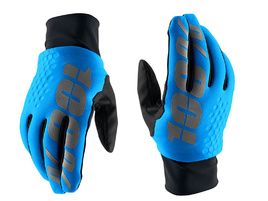100% Gants Hydromatic Brisker - Bleu cyan – S