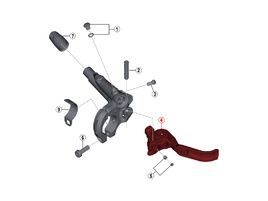 Shimano Levier carbone pour XTR M9020 2023