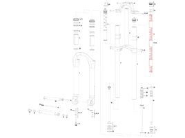 Rock Shox Ressort fourche Boxxer 32 mm