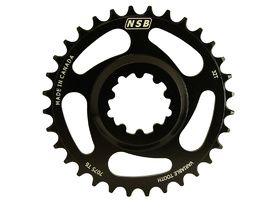 North Shore Billet Variable Tooth Direct Mount 6 mm chainrings for Sram - 34 T