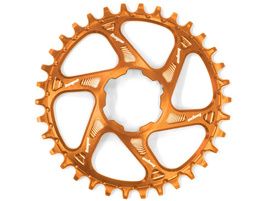 Hope Spiderless Retainer Ring Chainring Orange - 30 teeth 2024