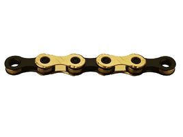 Chaîne De Vélo KMC XGlide EPT - Compatible 9, 10, 11 Vitesses (Shimano CUES), 126 Maillons, Argent Foncé
