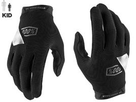 100% Ridecamp Gloves Youth Black - Size L