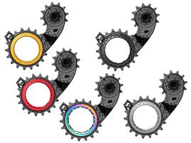 Absolute Black Patilla Hollowcage Carbono y rodamientos ceramica para ETAP AXS - V2 2025