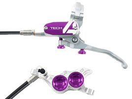 Hope Tech 4 E4 Front Disc Brake Silver / Purple 2025