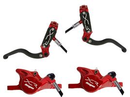 Hope Paire de freins à disque XCR PRO X2 Rouge 2025