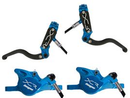 Hope Paire de freins à disque XCR PRO X2 Bleu 2025