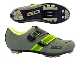 Sidi Chaussures VTT AERTIS - Vert Military/Jaune 2025