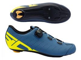 Sidi FAST 2 Road Shoes - Blue/Yellow 2025