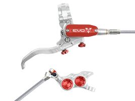 Hope Frein à disque arrière Tech 4 EVO TR4 - Argent / Rouge 2026