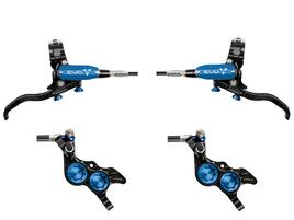 Hope Paire de freins à disques Tech 4 Evo GR4 - Noir / Bleu - Durite standard 2026
