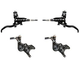 Hope Tech 4 EVO GR4 Disc Brake Set - Black / Black - Standard Hose 2026