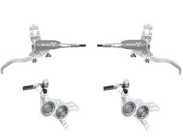 Hope Tech 4 EVO GR4 Disc Brake Set - Silver / Smoke - Standard Hose 2026