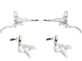 Hope Paire de freins à disques Tech 4 Evo GR4 - Argent/Argent - Durite standard 2026