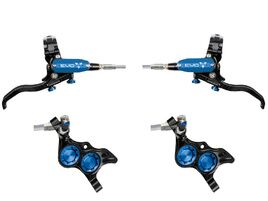 Hope Paire de freins à disques Tech 4 Evo TR4 - Noir / Bleu - Durite aviation 2026