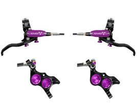 Hope Paire de freins à disques Tech 4 Evo TR4 - Noir / Violet - Durite standard 2026