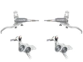 Hope Paire de freins à disques Tech 4 Evo TR4 - Argent / Smoke - Durite aviation 2026