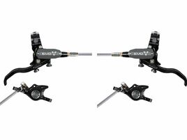 Hope Tech 4 EVO X2 Disc Brake Set - Black / Smoke - Braided Hose 2026