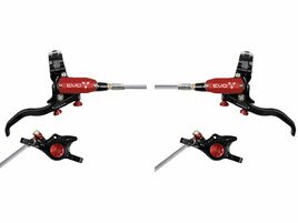 Hope Paire de freins à disques Tech 4 Evo X2 - Noir / Rouge - Durite aviation 2026