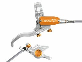 Hope Tech 4 EVO X2 Rear Disc Brake - Silver / Orange 2026