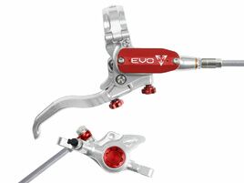 Hope Tech 4 EVO X2 Rear Disc Brake - Silver / Red 2026